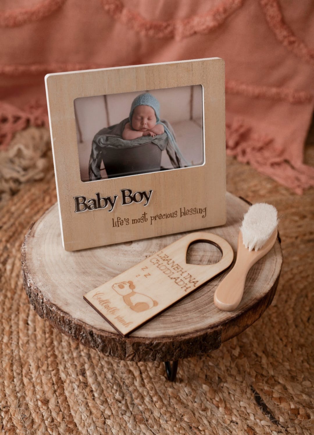 Leanbh ina Chodladh (Baby asleep) Door Hangers
