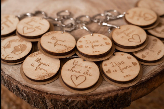 Wooden Keyrings
